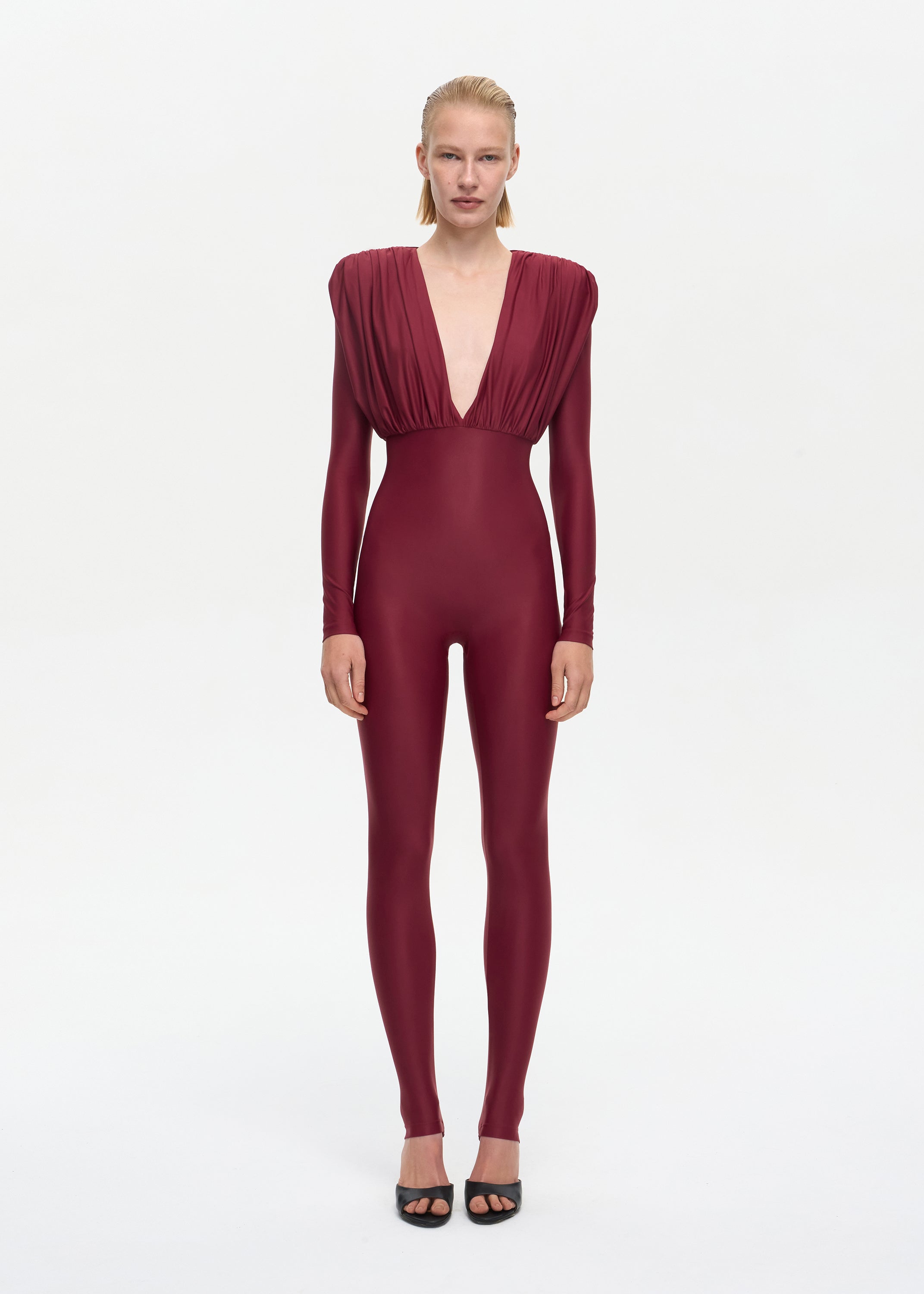 Vamp Catsuit Bordo