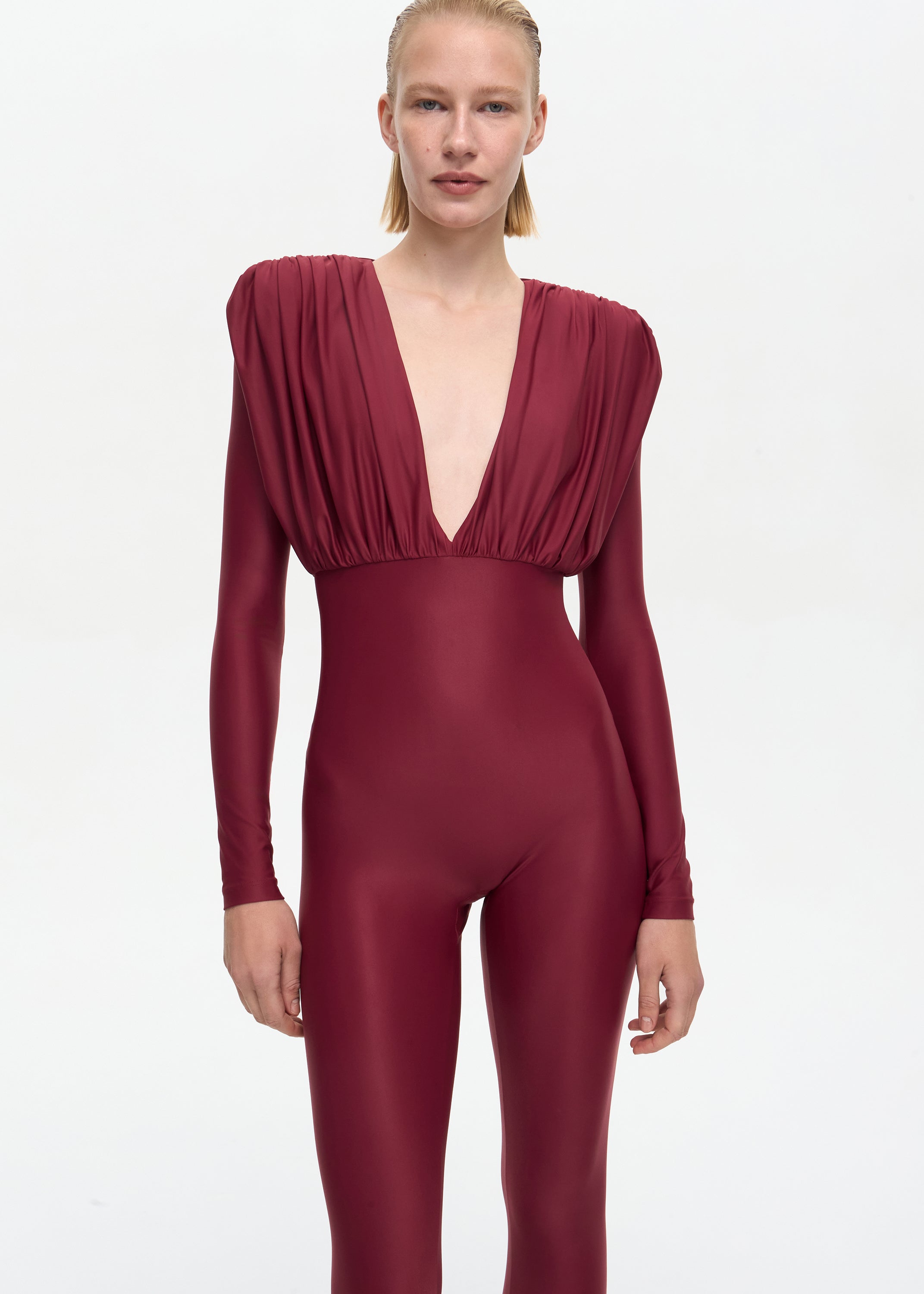 Vamp Catsuit Bordo