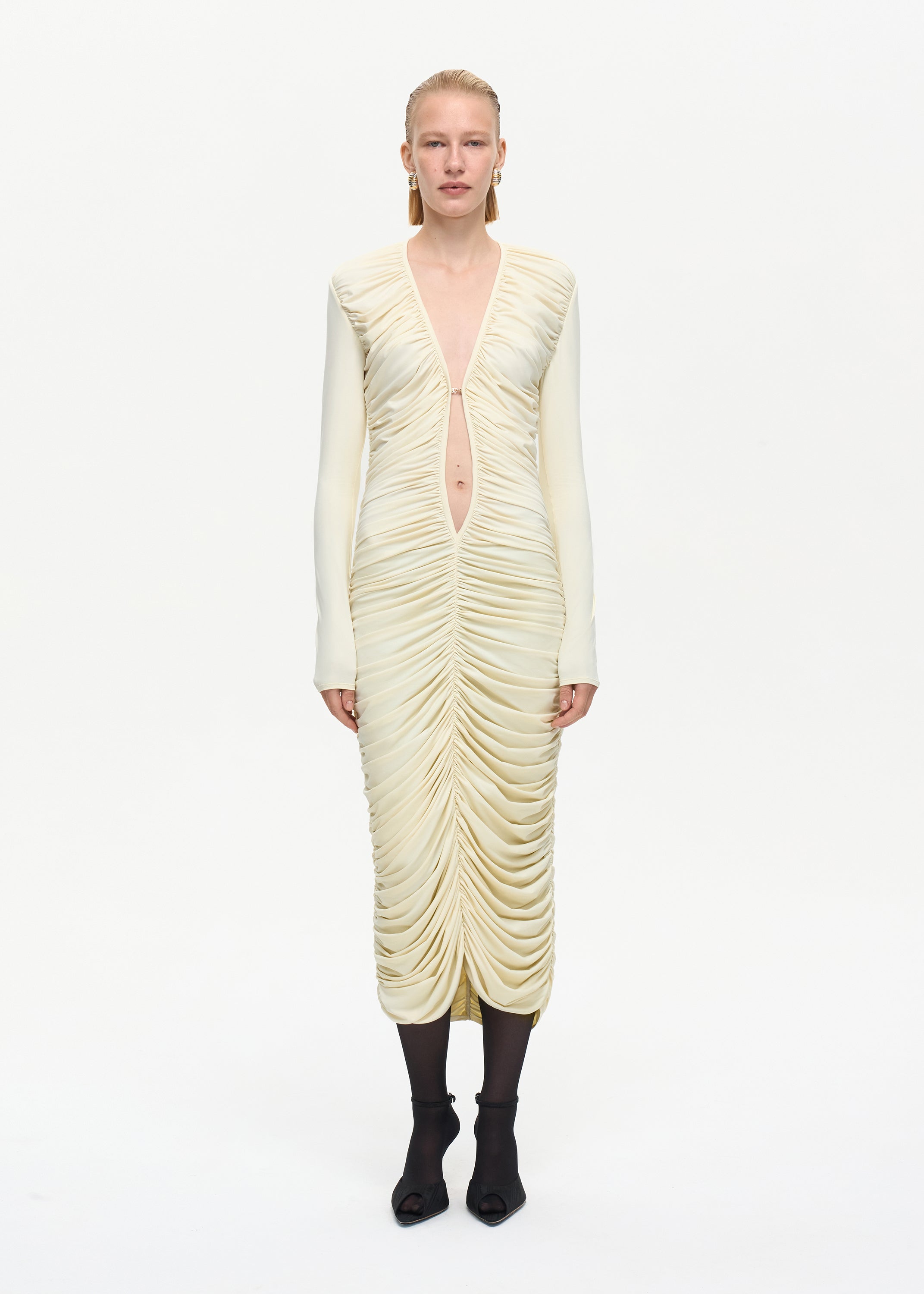 Solo Midi Dress Butter