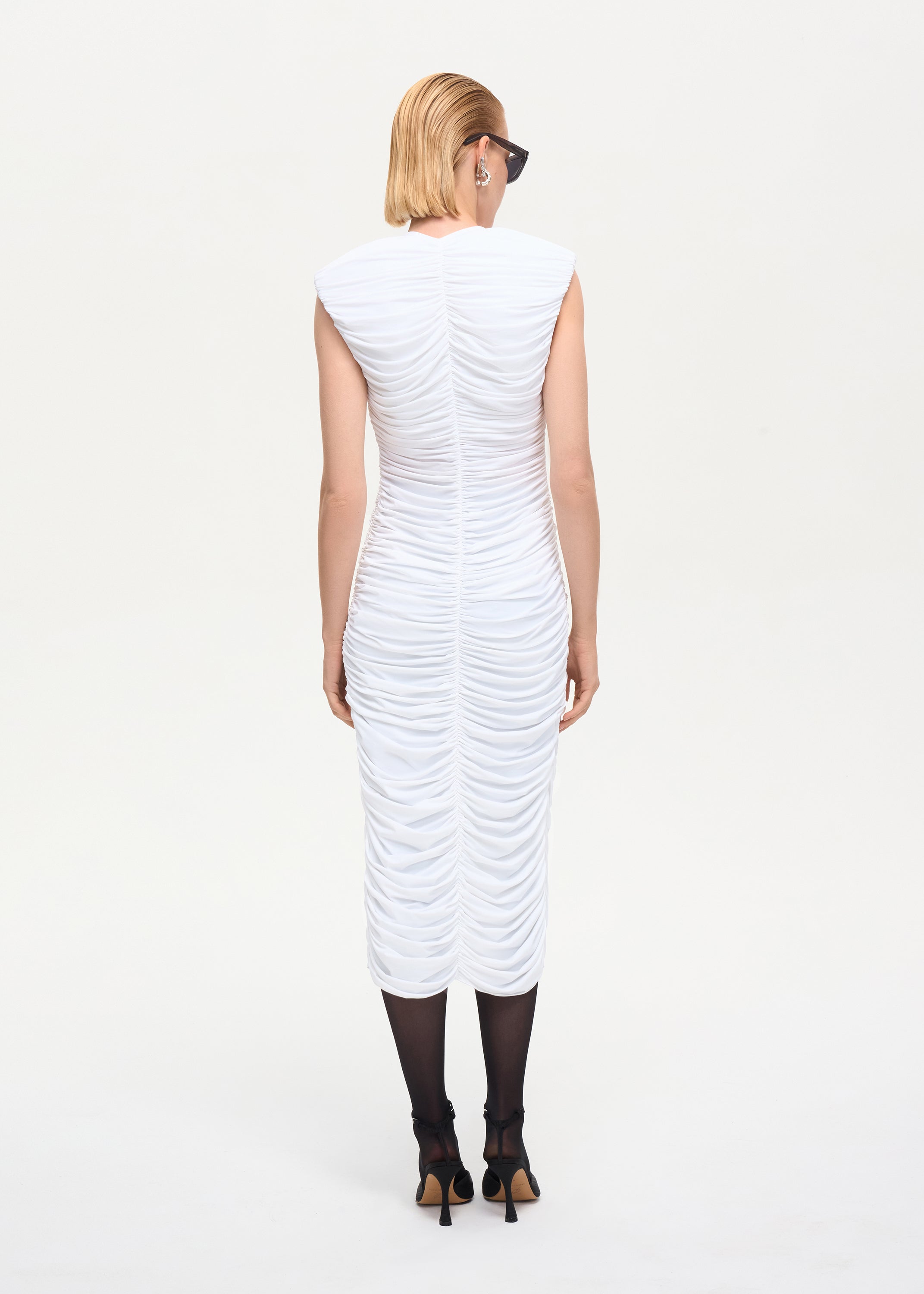 Spotlight Midi Dress White