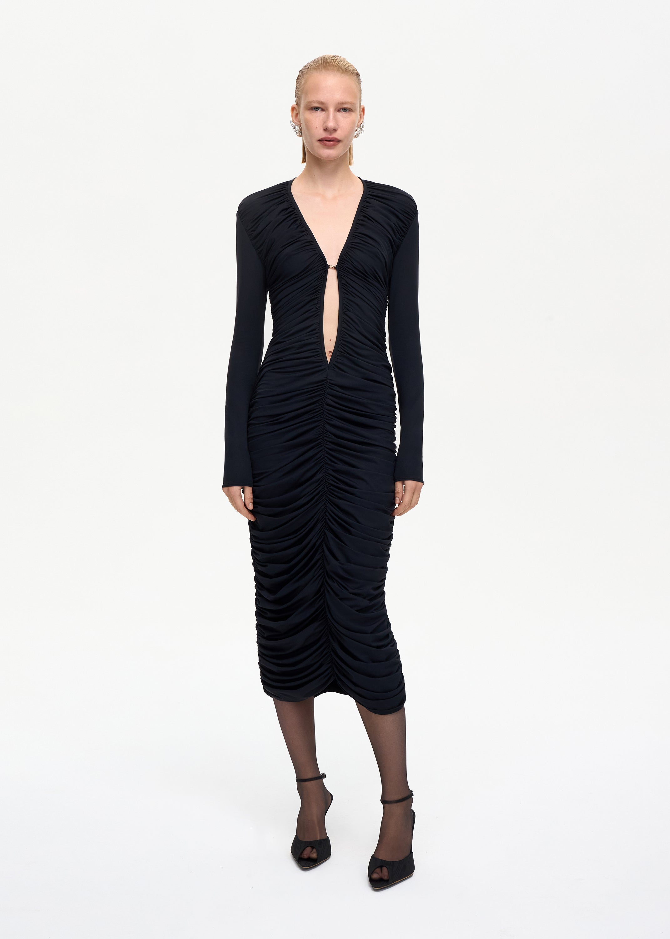 Solo Midi Dress Black