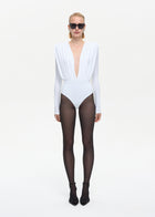 Drama Bodysuit White