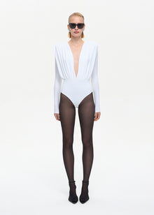 Drama Bodysuit White