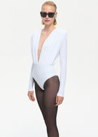 Drama Bodysuit White