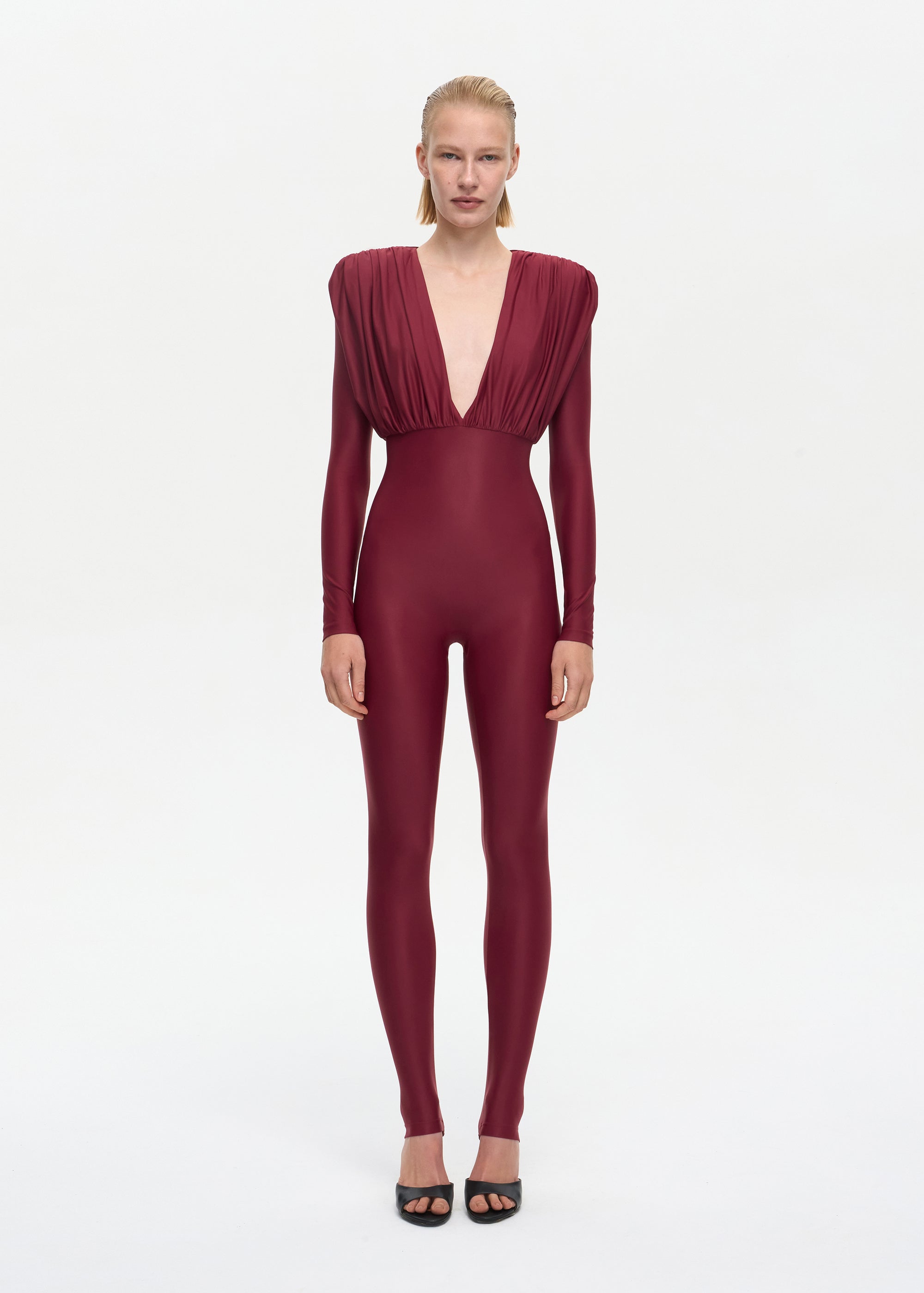 Vamp Catsuit Bordo
