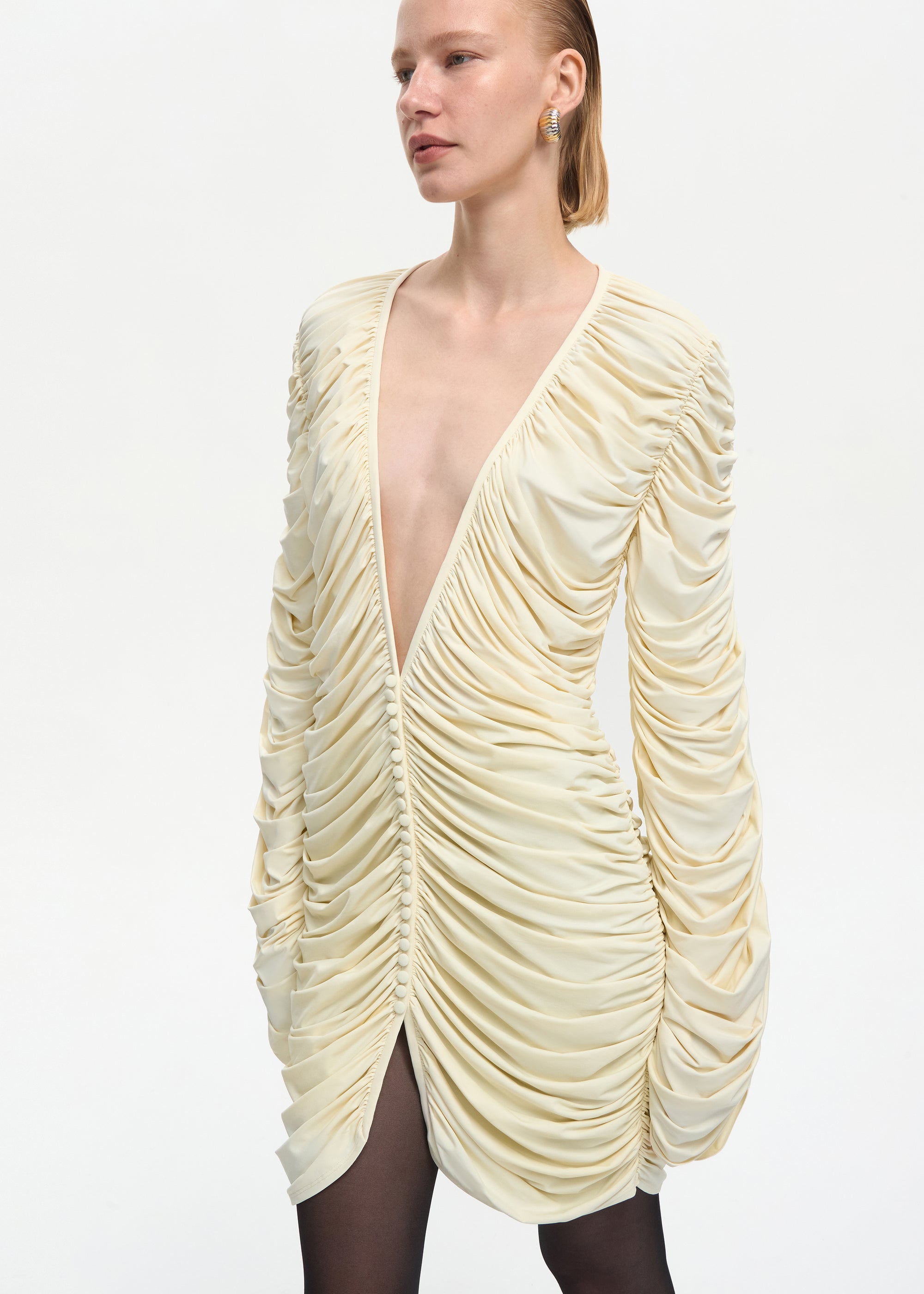 Curtain Mini Dress Butter