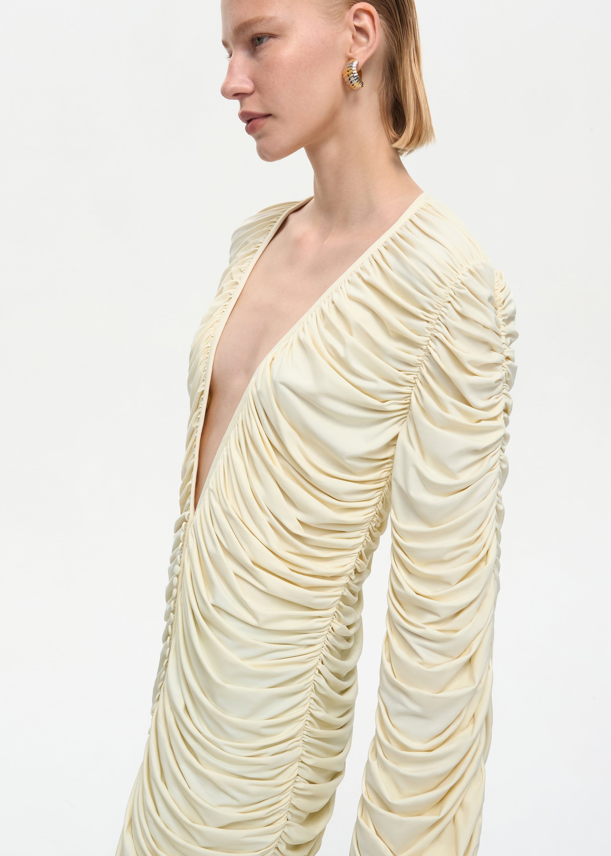 Curtain Mini Dress Butter