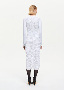 Solo Midi Dress White