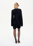 Curtain Mini Dress Black